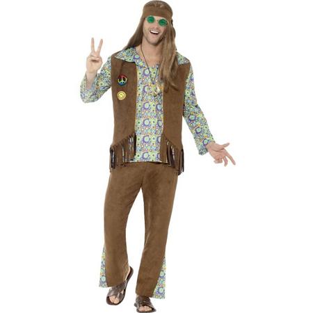 Hippie Kostuum | Crosby High Hippie | Man | Large | Carnaval kostuum | Verkleedkleding
